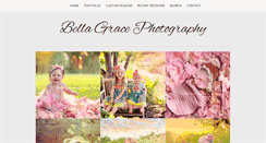 Desktop Screenshot of bellagracephotographynow.com